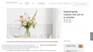 
                            8. Geef bloemen cadeau: jij blij, je vrienden blij - Bloomon