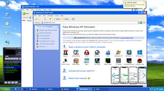 
                            12. Geek Prank Windows XP Desktop Prank