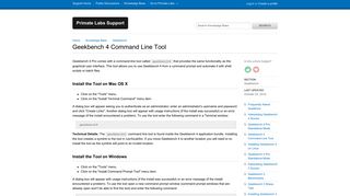 
                            5. Geekbench 4 Command Line Tool / Geekbench / Knowledge Base ...