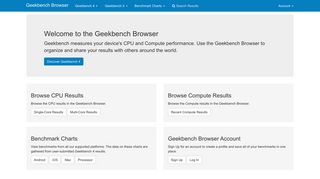 
                            2. Geekbench Browser: Home