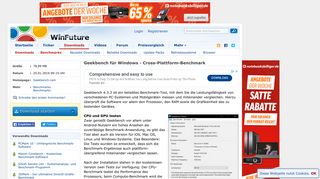 
                            10. Geekbench für Windows - Cross-Plattform-Benchmark Download