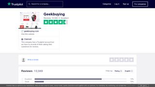 
                            11. Geekbuying Reviews | Read Customer Service Reviews of ... - Trustpilot