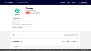 
                            3. Geeker Reviews | Read Customer Service Reviews of geeker.com