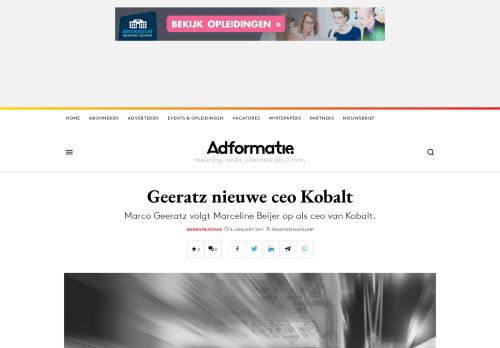 
                            5. Geeratz nieuwe ceo Kobalt - Adformatie