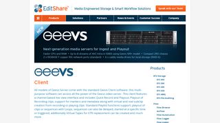 
                            8. Geevs Client - EditShare