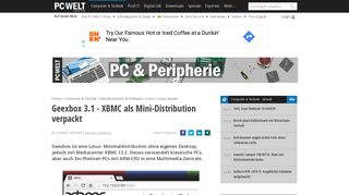 
                            3. Geexbox 3.1 - XBMC als Mini-Distribution verpackt - PC-WELT