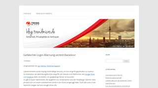 
                            10. Gefälschte Login-Warnung verteilt Backdoor | blog.trendmicro.de