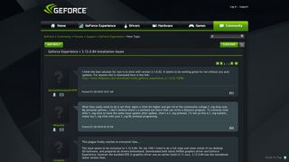 
                            1. Geforce Experience v 3.12.0.84 Installation Issues - GeForce Forums