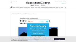 
                            9. Geheimdienst: BND will soziale Netzwerke ausforschen - Digital ...