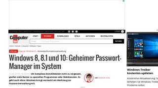 
                            13. Geheimer Passwort-Manager in Windows - COMPUTER BILD