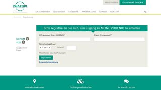 
                            3. geht es zur Registrierung. - PHOENIX ONLINE