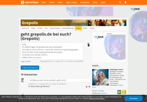 
                            2. geht grepolisde bei euch: Grepolis - Spieletipps