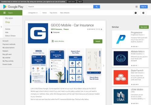 
                            1. GEICO Mobile - Car Insurance - Apps on Google Play