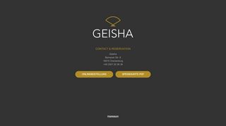 
                            3. GEISHA | Bestellung