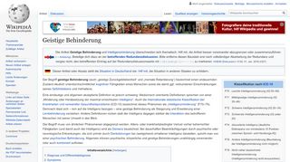 
                            5. Geistige Behinderung – Wikipedia