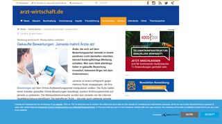 
                            11. Gekaufte Bewertungen: Jameda mahnt Ärzte ab! | arzt-wirtschaft.de ...