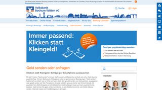 
                            13. Geld senden - Volksbank Bochum Witten eG