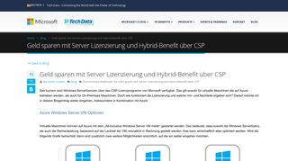 
                            5. Geld sparen mit Server Lizenzierung und Hybrid-Benefit über CSP ...