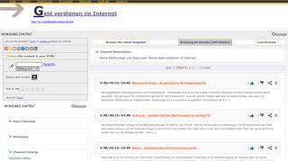 
                            13. Geld verdienen im Internet - RSSing.com