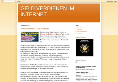 
                            8. GELD VERDIENEN IM INTERNET