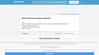 
                            8. Geld verdienen mit Apps (amazon)? (App, Tvsmiles) - Gutefrage