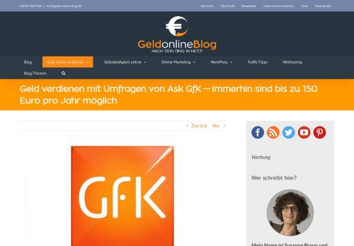 
                            12. Geld verdienen mit Umfragen von Ask GfK - Geld-online-Blog