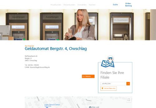 
                            8. Geldautomat Bergstr. 4, Owschlag - Volksbank Raiffeisenbank