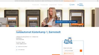 
                            11. Geldautomat Küsterkamp 1, Barmstedt - Volksbank Raiffeisenbank