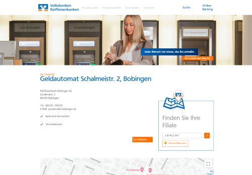 
                            7. Geldautomat Raiffeisenbank Bobingen eG,Schalmeistr. 2 - Volksbank ...