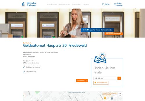 
                            7. Geldautomat Raiffeisenbank Werratal-Landeck eG Filiale Friedewald ...