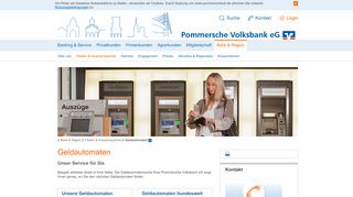 
                            10. Geldautomaten - Pommersche Volksbank eG