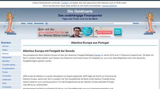 
                            7. Geldmarie - Atlantico Europa aus Portugal