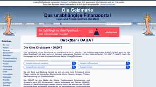 
                            12. Geldmarie - Direktbank DADAT
