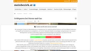 
                            6. Geldsparen bei Strom und Gas - Oberwart - Meinbezirk.at