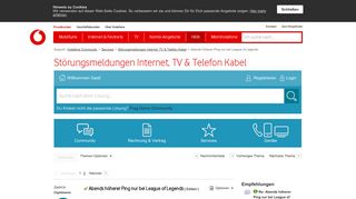 
                            8. Gelöst: Abends höherer Ping nur bei League of Legends - Vodafone ...