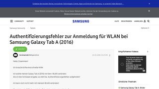 
                            10. Gelöst: Authentifizierungsfehler zur Anmeldung für WLAN bei ...