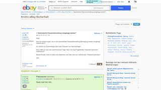
                            10. Gelöst: Automatische Passwortanmeldung rückgängig machen? - eBay ...