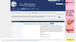 
                            7. [gelöst] Bildschirm flackert schwarz nach Update von Windows 10 ...