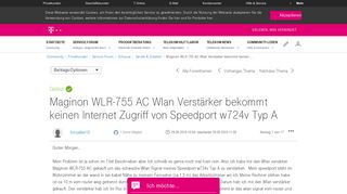 
                            10. Gelöst: Community | Maginon WLR-755 AC Wlan Verstärker bekommt ...