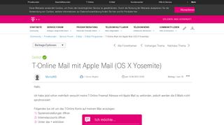 
                            3. Gelöst: Community | T-Online Mail mit Apple Mail (OS X Yosemite ...