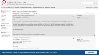 
                            4. [gelöst] Display Manager deaktivieren - debianforum.de