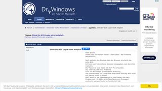 
                            11. [gelöst] Dlink Dir-635 Login nicht möglich - Dr. Windows