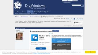 
                            11. [gelöst] Englische Tastatur Auswahl stoppen - Dr. Windows