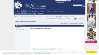 
                            4. [gelöst] Firefox Captcha kommt nicht - Seite 2 - Dr. Windows