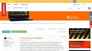 
                            13. Gelöst: Flex 2-14 falsche Tastenbelegung - Lenovo Community ...