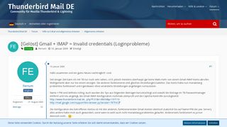 
                            12. [Gelöst] Gmail + IMAP = Invalid credentials (Loginprobleme ...