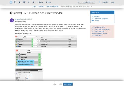 
                            12. [gelöst] HM-RPC kann sich nicht verbinden - ioBroker Forum