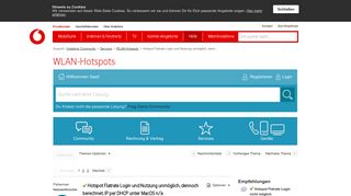 
                            8. Gelöst: Hotspot Flatrate Login und Nutzung unmöglich, denn ...