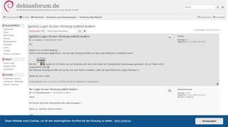 
                            3. [gelöst] Login-Screen Hintergrundbild ändern - debianforum.de