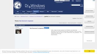 
                            4. [gelöst] Nas Kennwort vergessen - Dr. Windows